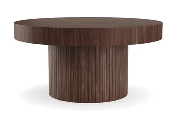 Kopparbo Runt Soffbord 90 cm - Valnöt - Products - Möbler - Bord & matgrupp - Soffbord
