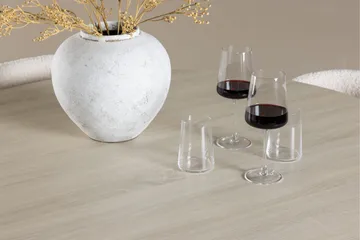 Lanzo Matgrupp 120 cm Rund med 4 Agnes stolar - Whitewash/Vit - Products - Möbler - Bord & matgrupp - Matgrupp