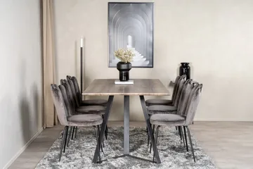 Marina Matgrupp 180 cm Rektangulär med 6 Limhamn stolar - Svart - Products - Möbler - Bord & matgrupp - Matgrupp