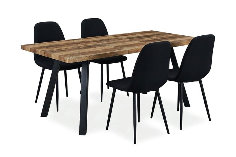 Marcelen Matbord med 4 Nibe Stolar - Products - Möbler - Bord & matgrupp - Matgrupp