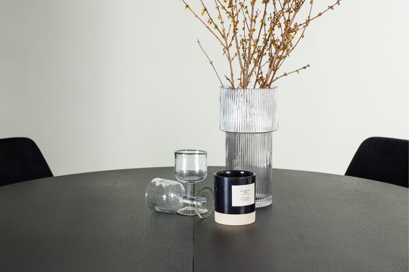 Matilda Matgrupp 130 cm Rund med 4 Night Stolar - Svart - Products - Möbler - Bord & matgrupp - Matgrupp