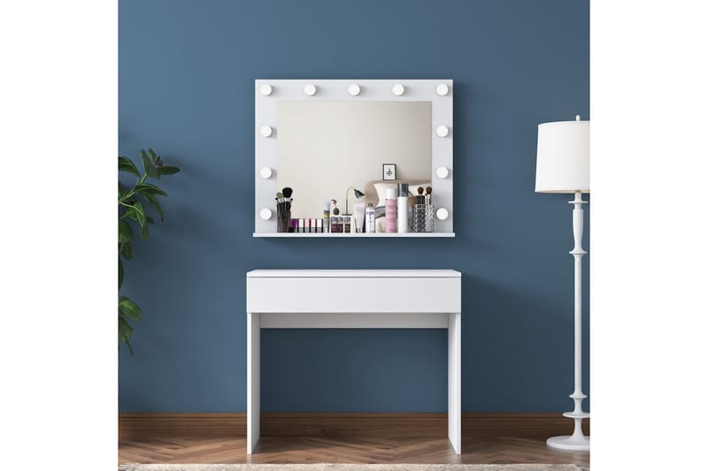 Naomori Sminkbord 90 cm - Vit - Products - Möbler - Bord & matgrupp - Sminkbord & toalettbord