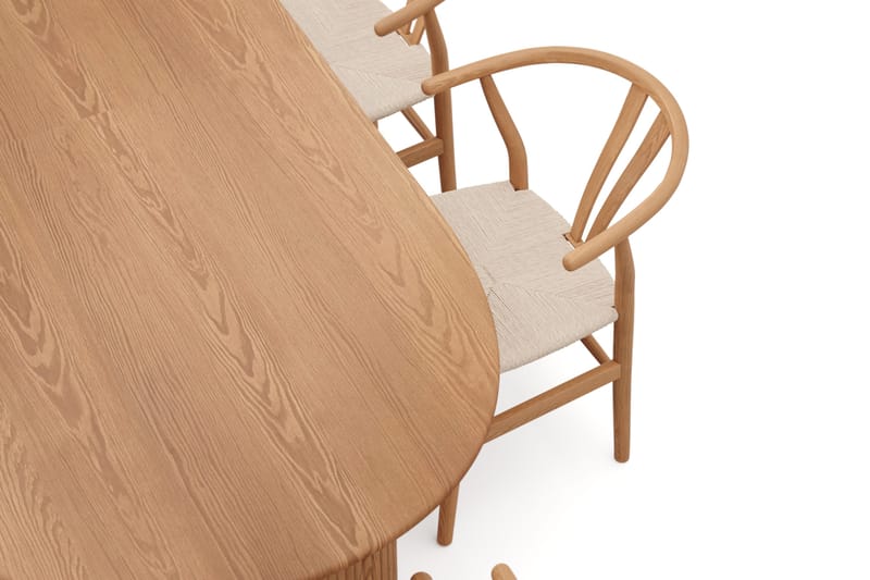 Noira Matgrupp förlängningsbart 220-320 cm Ek med 8 Dastoori Matstolar - Ek - Products - Möbler - Bord & matgrupp - Matgrupp