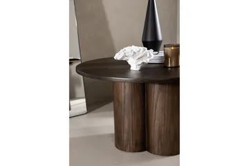 Olivia Soffbord 80 cm Runt - Brun - Products - Möbler - Bord & matgrupp - Matbord & köksbord