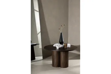 Olivia Soffbord 80 cm Runt - Brun - Products - Möbler - Bord & matgrupp - Matbord & köksbord