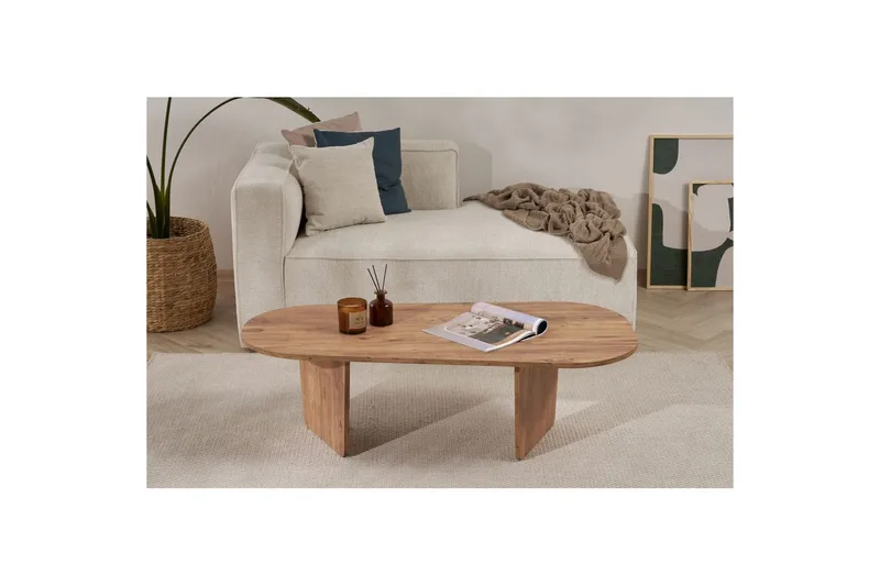 Omari Soffbord 130 cm - Brun - Products - Möbler - Bord & matgrupp - Soffbord