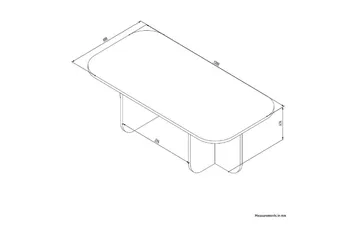 Orin Soffbord 120 cm - Mörkfärgat trä - Products - Möbler - Bord & matgrupp - Soffbord