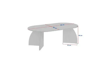 Osyra Soffbord 120 cm - Travertine - Products - Möbler - Bord & matgrupp - Soffbord