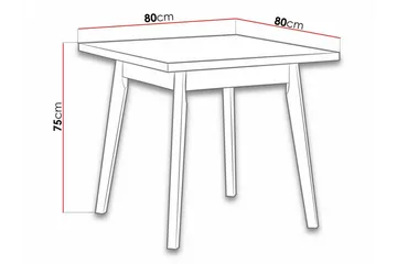 Patrickswell Matbord 80 cm - Svart - Products - Möbler - Bord & matgrupp - Matbord & köksbord
