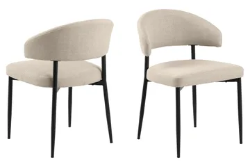 Peyra Matbord 120 cm Rund med 4 Sawako Stolar - Natur - Products - Möbler - Bord & matgrupp - Matgrupp