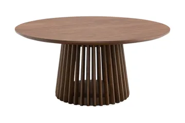 Peyra Runt Soffbord 86 cm - Valnöt - Products - Möbler - Bord & matgrupp - Soffbord