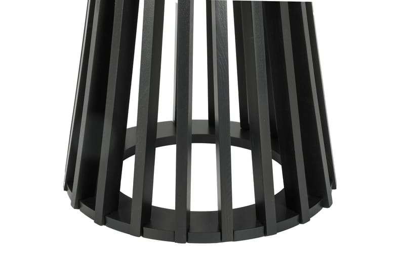 Peyra Soffbord Runt 60 cm Fanér - Svartlaserad ek - Products - Möbler - Bord & matgrupp - Soffbord