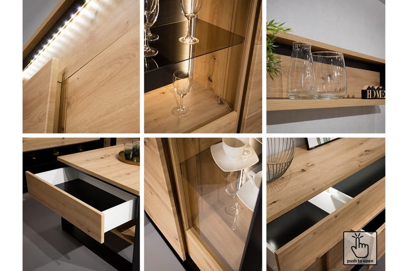 Quant Bord 84x140 cm - Ek/Svart - Products - Möbler - Bord & matgrupp - Matbord & köksbord