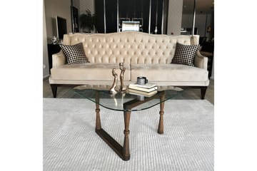 Sabani Soffbord 96 cm Trekantig - Valnötsbrun - Products - Möbler - Bord & matgrupp - Soffbord