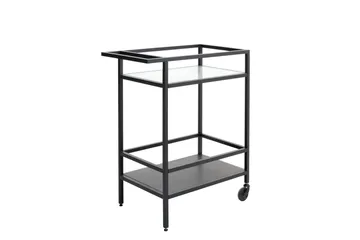 Gunnolf Drinkvagn 70x42 cm Rektangulär - Svart - Products - Möbler - Bord & matgrupp - Serveringsvagn & serveringsbord - Rullvagn, rullbord & serveringsbord
