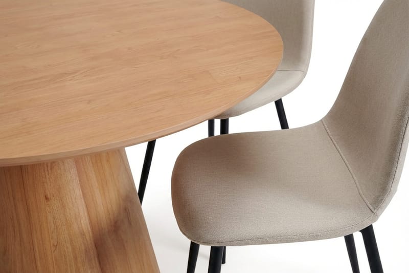 Siena Matgrupp runt 130 cm Ek med 6 Nibe Matstolar - Ek - Products - Möbler - Bord & matgrupp - Matgrupp