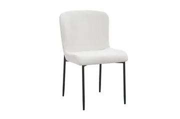 Siena Matgrupp runt 130 cm Rökt Ek med 6 Elsie Matstolar - Rökt ek/Vit - Products - Möbler - Bord & matgrupp - Matgrupp