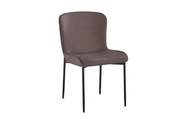 Siena Matgrupp runt 130 cm Valnöt med 6 Elsie Matstolar - Valnöt/Brun - Products - Möbler - Bord & matgrupp - Matgrupp