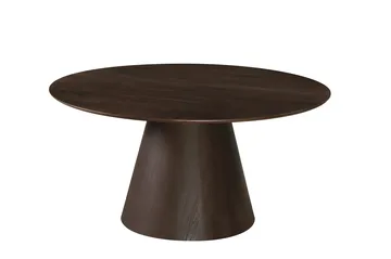 Siena Matgrupp runt 150 cm Rökt Ek med 6 Elsie Matstolar - Rökt ek/Beige - Products - Möbler - Bord & matgrupp - Matgrupp