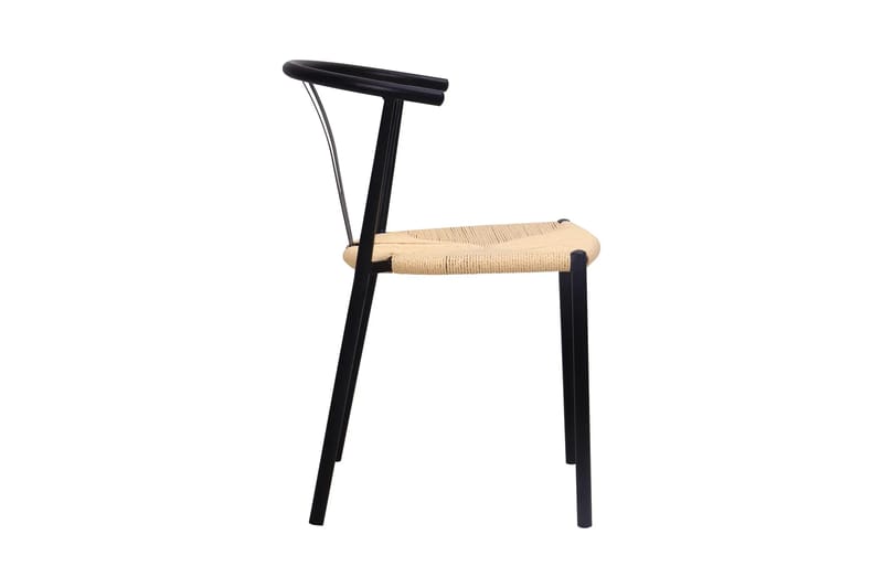 Siena Matgrupp runt 150 cm Svart med 6 Elysia Matstolar - Svartlaserad ek - Products - Möbler - Bord & matgrupp - Matgrupp