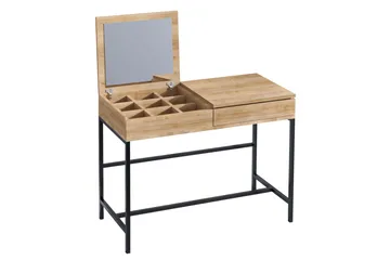 Sminkbord 45x100 cm - Natur/Svart - Products - Möbler - Bord & matgrupp - Sminkbord & toalettbord