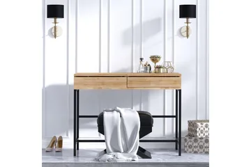 Sminkbord 45x100 cm - Natur/Svart - Products - Möbler - Bord & matgrupp - Sminkbord & toalettbord