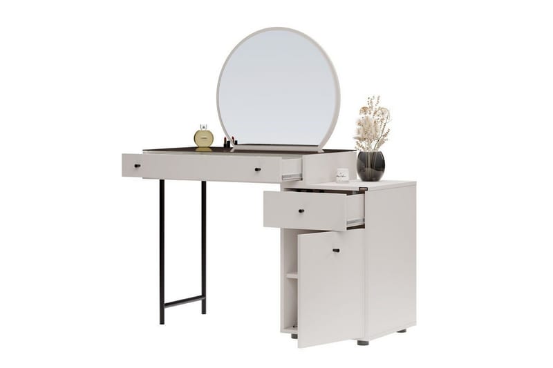 Sminkbord Sminkbord Dralen Mink Flerfärgad - Products - Möbler - Bord & matgrupp - Sminkbord & toalettbord