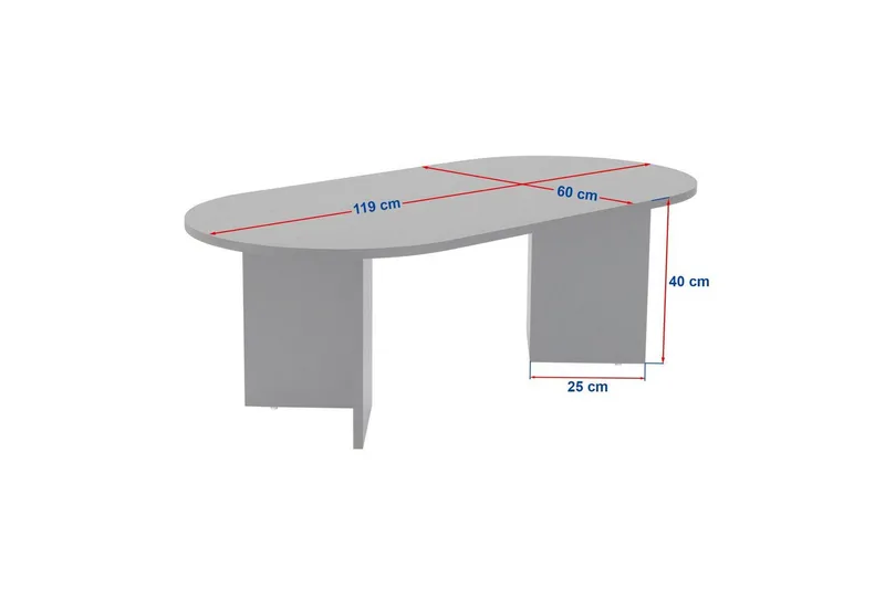 Soffbord Hasina Valnöt - Valnöt - Products - Möbler - Bord & matgrupp - Soffbord