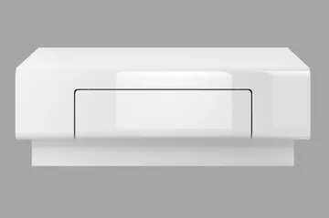 Toreno Soffbord 110 cm med Förvaring Hylla + Låda - Vit - Products - Möbler - Bord & matgrupp - Soffbord - Soffbord med förvaring