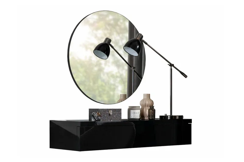 Staffin Sminkbord 100x38 cm, Svart