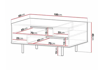 Staffin Soffbord 60 cm - Cashmere - Products - Möbler - Bord & matgrupp - Soffbord