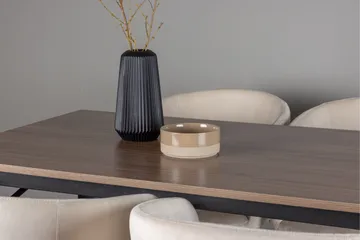 Tempe Matgrupp 140 cm Rektangulär med 4 Berit stolar - Beige - Products - Möbler - Bord & matgrupp - Matgrupp