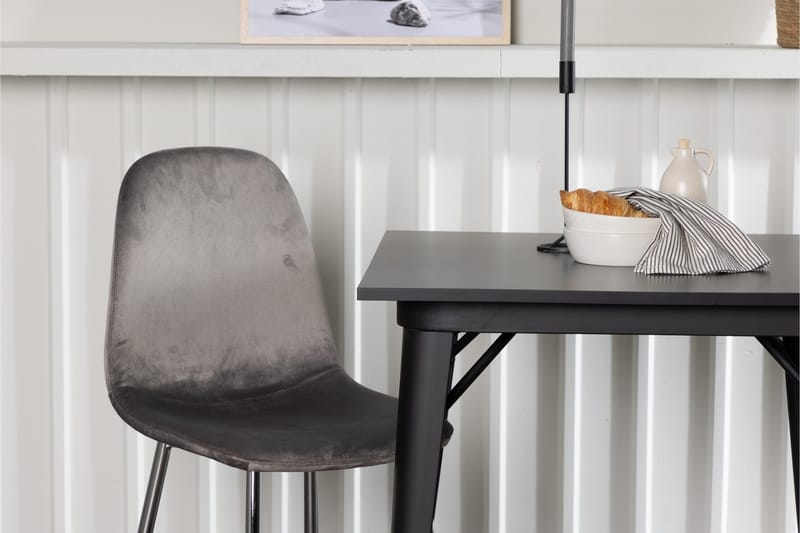 Tempe Matgrupp 80 cm Rektangulär med 2 Eva stolar - Svart - Products - Möbler - Bord & matgrupp - Matgrupp