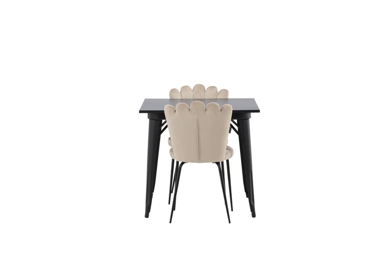 Tempe Matgrupp 80 cm Rektangulär med 2 Limhamn stolar - Beige - Products - Möbler - Bord & matgrupp - Matgrupp