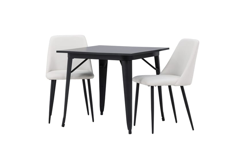 Tempe Matgrupp 80 cm Rektangulär med 2 Night stolar - Svart - Products - Möbler - Bord & matgrupp - Matgrupp