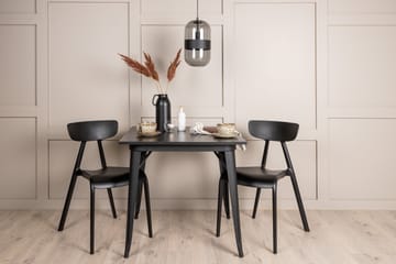 Tempe Matgrupp 80 cm Rektangulär med 2 Ursholmen stolar - Svart - Products - Möbler - Bord & matgrupp - Matgrupp