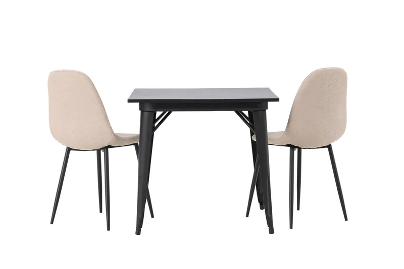 Tempe Matgrupp 80 cm Rektangulär med 2 Polar stolar - Beige - Products - Möbler - Bord & matgrupp - Matgrupp