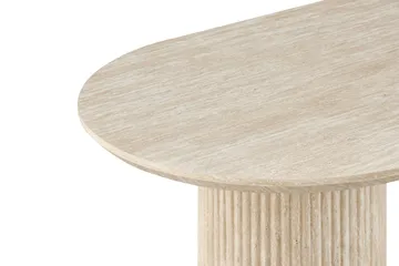 Uppveda Ovalt Matbord 180x90 cm Travertin Utseende - Beige - Products - Möbler - Bord & matgrupp - Matbord & köksbord