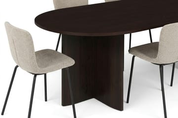 Vera Matgrupp rektangulärt 220 cm Rökt Ek med 6 Katy Matstolar - Rökt ek - Products - Möbler - Bord & matgrupp - Matgrupp