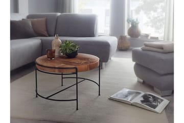 Willowdale Soffbord 62x40 cm Runt - Brun/Svart - Products - Möbler - Bord & matgrupp - Soffbord