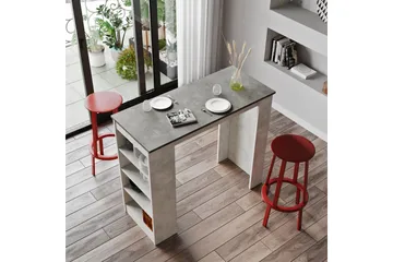 Zambasa Barbord 120 cm - Grå/Natur - Products - Möbler - Bord & matgrupp - Barbord & ståbord