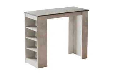 Zambasa Barbord 120 cm - Grå/Natur - Products - Möbler - Bord & matgrupp - Barbord & ståbord