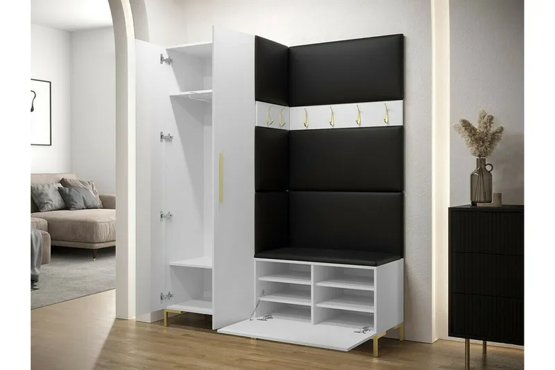 Dunvegan Hallmöbelset 158x44 cm Black - Products - Möbler - Hallmöbler - Möbelset för hall & entre