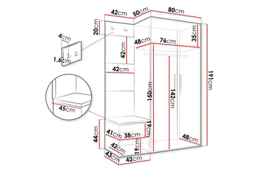 Farosa Hallmöbelset - Grön - Products - Möbler - Hallmöbler - Möbelset för hall & entre