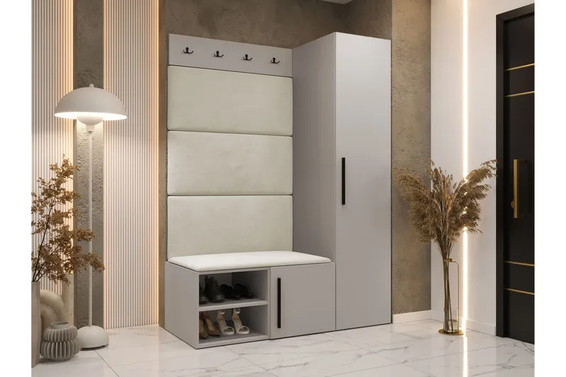 Farosa Hallmöbelset - Vit - Products - Möbler - Hallmöbler - Möbelset för hall & entre