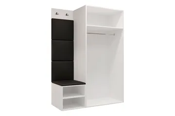 Farosa Hallmöbelset - Vit/Svart - Products - Möbler - Hallmöbler - Möbelset för hall & entre