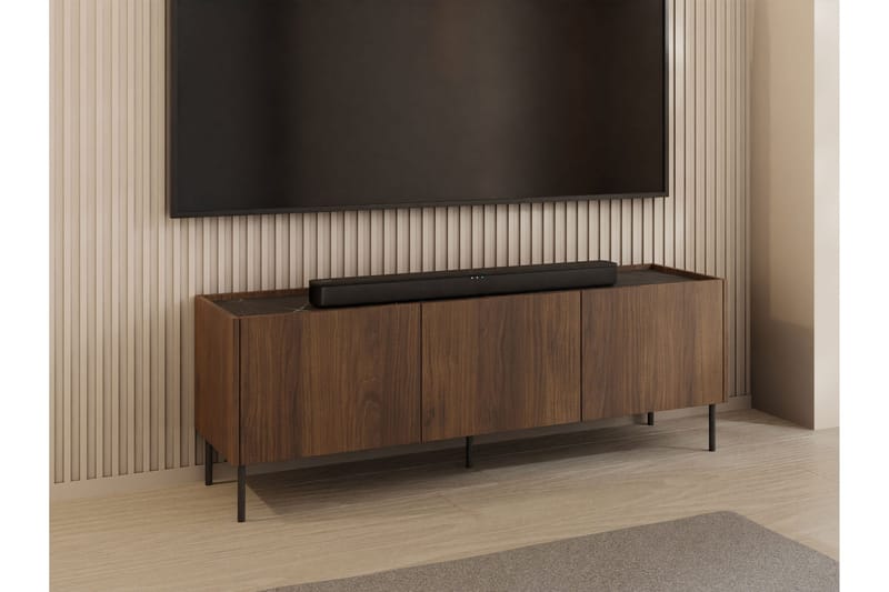 Akihito Tv-bänk 144 cm - Brun - Products - Möbler - TV- & Mediamöbler - TV bänk & mediabänk