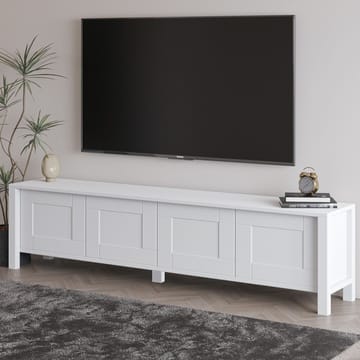 Belor TV-bänk 160x45x35 cm - Vit - Products - Möbler - TV- & Mediamöbler - TV bänk & mediabänk