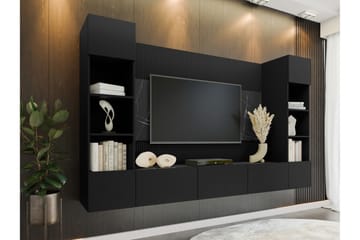 Bernice Tv-skåp 38x150 cm - Svart - Products - Möbler - TV- & Mediamöbler - TV-möbelset