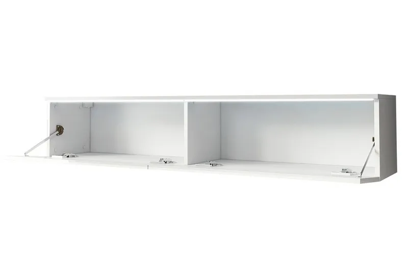 Cuguen TV-bänk 140x32x30 cm - Vit - Products - Möbler - TV- & Mediamöbler - TV-skåp